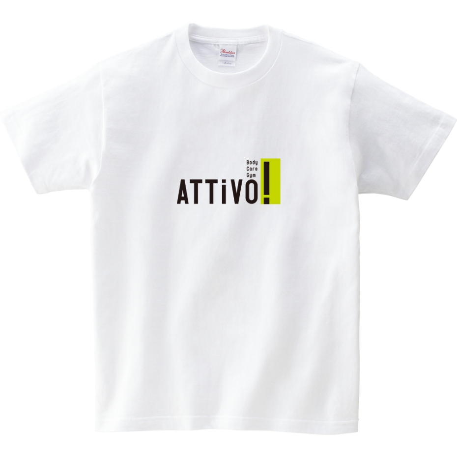 ATTiVO オリジナル　Tシャツ(ホワイト)